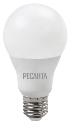 Лампа светодиодная Ресанта 15Вт груша 4000К нейтральный Е27 LL-R-A65-15W-230-4K-E27