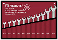 Набор ключей гаечных рожковых THORVIK ARC 6-32мм 12пр W1S11TB сумка 052616