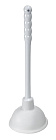 Вантуз белый Ø 136мм с пластиковой ручкой h=319 мм Супримпласт (1VN136R319_0202)