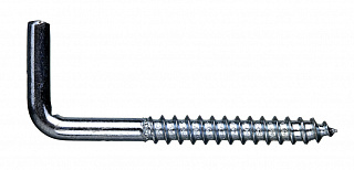 Шуруп-крючок прямоугольный  6х 80 мм