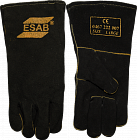 Краги пятипалые спилковые ESAB Heavy Duty BLACK с подкладкой 0467222007