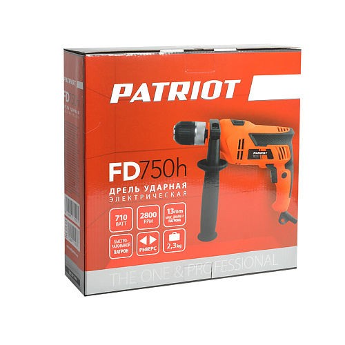 Дрель ударная PATRIOT FD 750h БЗП 13 мм 120301444