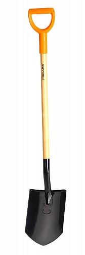 Лопата штыковая L 1180мм 1/4 деревянная ручка Fiskars 131640
